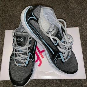 Ryka Prodigy Grey And Black Sneakers